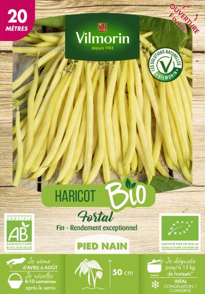Légumes Secs - Haricot Fortal - 20 m - BIO - PACKAGING_RECTO